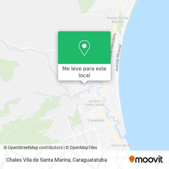 Chales Vila de Santa Marina mapa