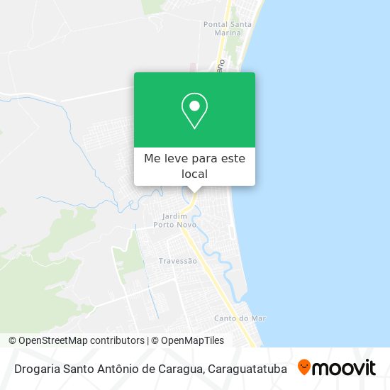 Drogaria Santo Antônio de Caragua mapa