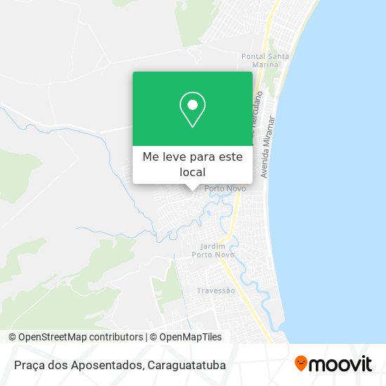 Praça dos Aposentados mapa