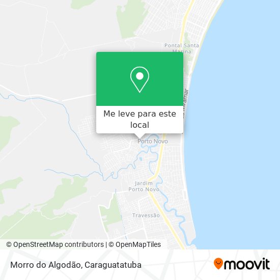 Morro do Algodão mapa