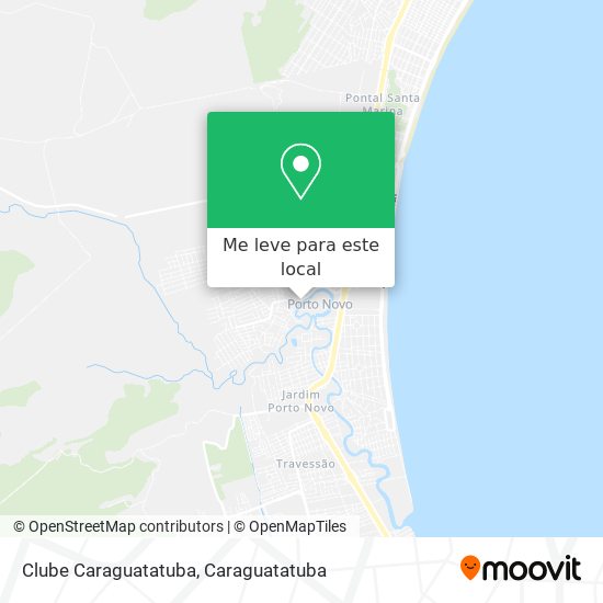 Clube Caraguatatuba mapa