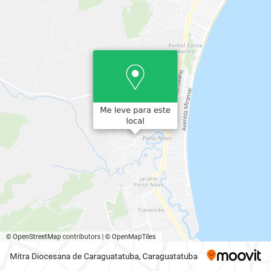 Mitra Diocesana de Caraguatatuba mapa