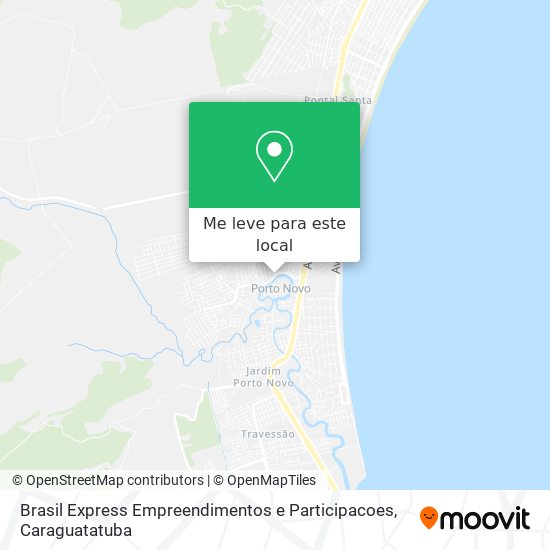 Brasil Express Empreendimentos e Participacoes mapa