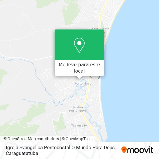 Igreja Evangelica Pentecostal O Mundo Para Deus mapa