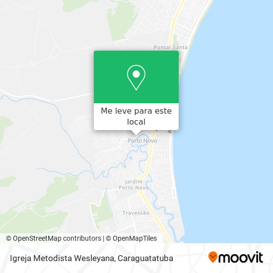 Igreja Metodista Wesleyana mapa