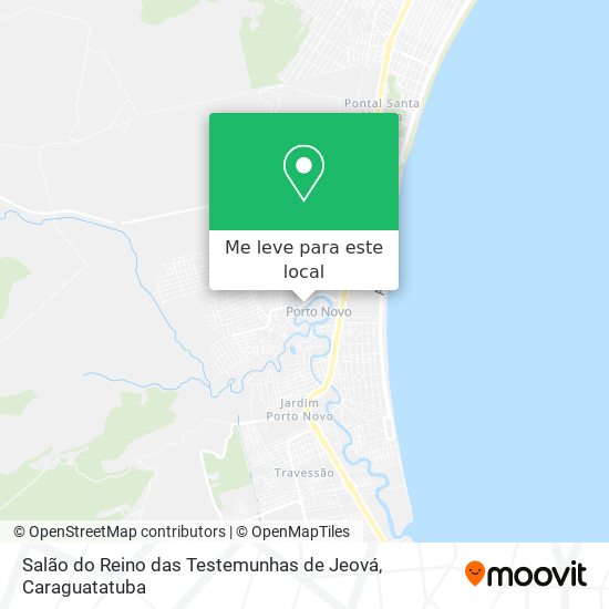 Salão do Reino das Testemunhas de Jeová mapa