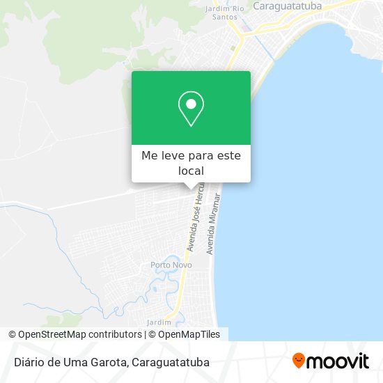 Diário de Uma Garota mapa