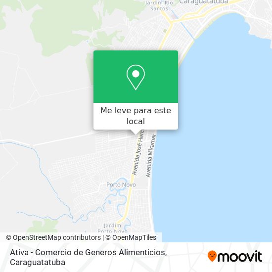 Ativa - Comercio de Generos Alimenticios mapa