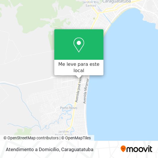 Atendimento a Domicílio mapa