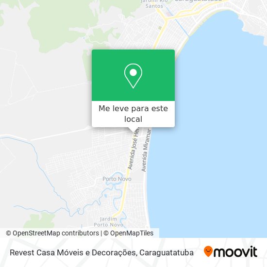 Revest Casa Móveis e Decorações mapa