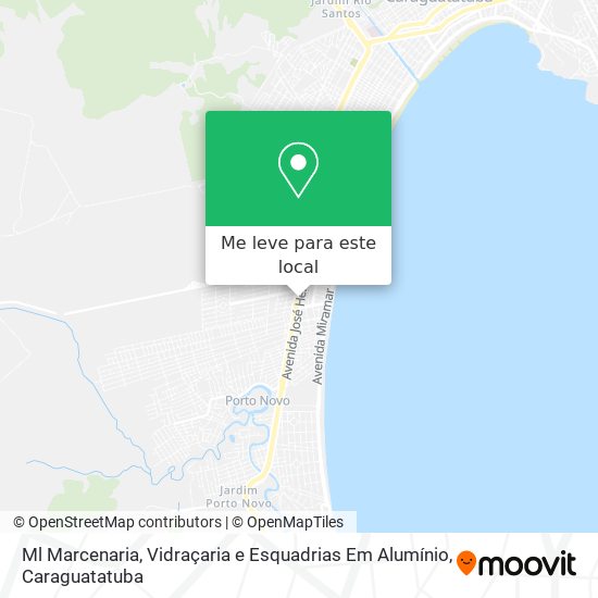 Ml Marcenaria, Vidraçaria e Esquadrias Em Alumínio mapa