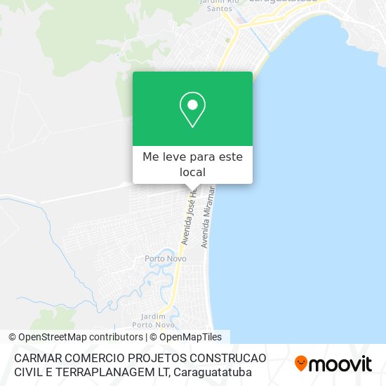 CARMAR COMERCIO PROJETOS CONSTRUCAO CIVIL E TERRAPLANAGEM LT mapa