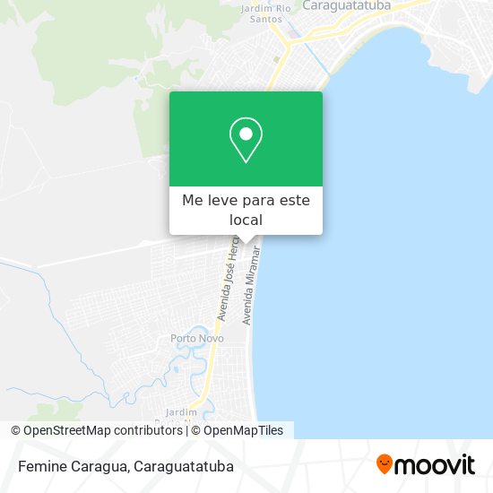 Femine Caragua mapa