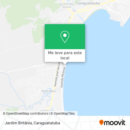 Jardim Britânia mapa