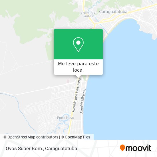 Ovos Super Bom. mapa