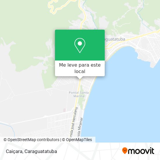 Caiçara mapa