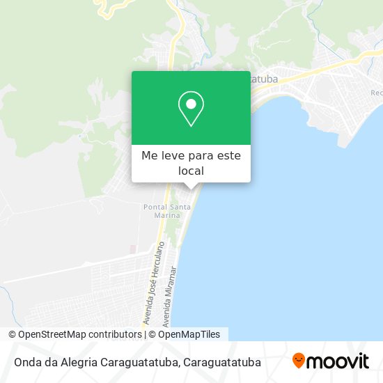 Onda da Alegria Caraguatatuba mapa