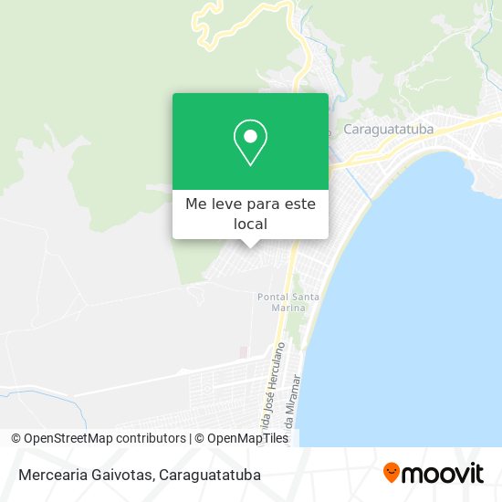 Mercearia Gaivotas mapa