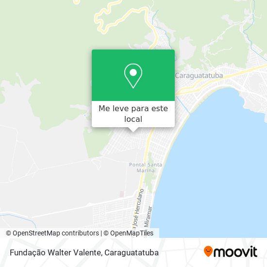 Fundação Walter Valente mapa