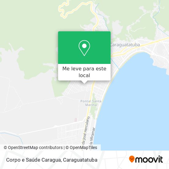 Corpo e Saúde Caragua mapa