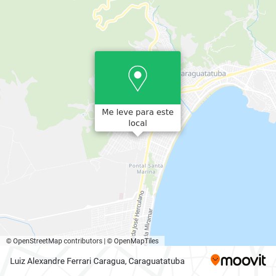 Luiz Alexandre Ferrari Caragua mapa