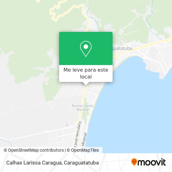 Calhas Larissa Caragua mapa