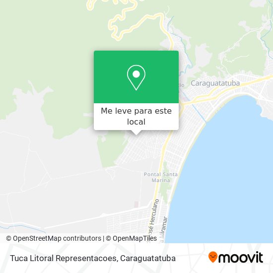 Tuca Litoral Representacoes mapa