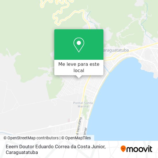 Eeem Doutor Eduardo Correa da Costa Junior mapa