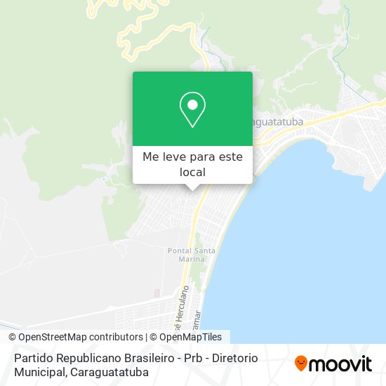 Partido Republicano Brasileiro - Prb - Diretorio Municipal mapa