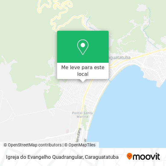 Igreja do Evangelho Quadrangular mapa