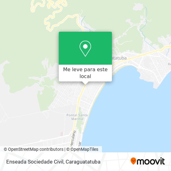Enseada Sociedade Civil mapa
