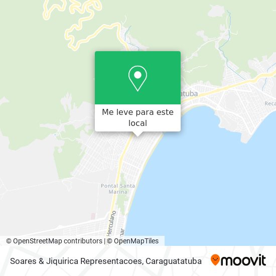 Soares & Jiquirica Representacoes mapa