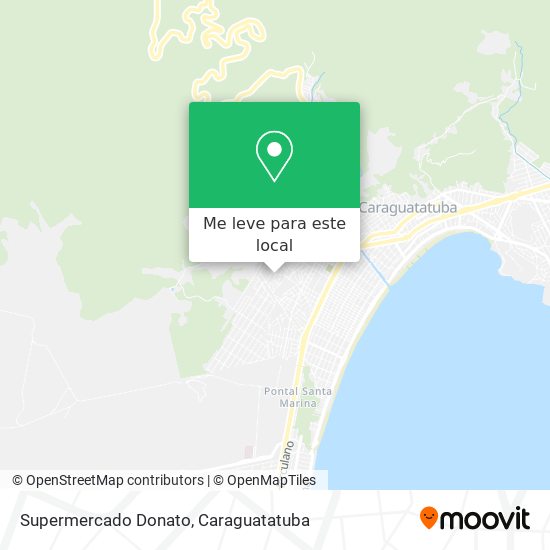 Supermercado Donato mapa