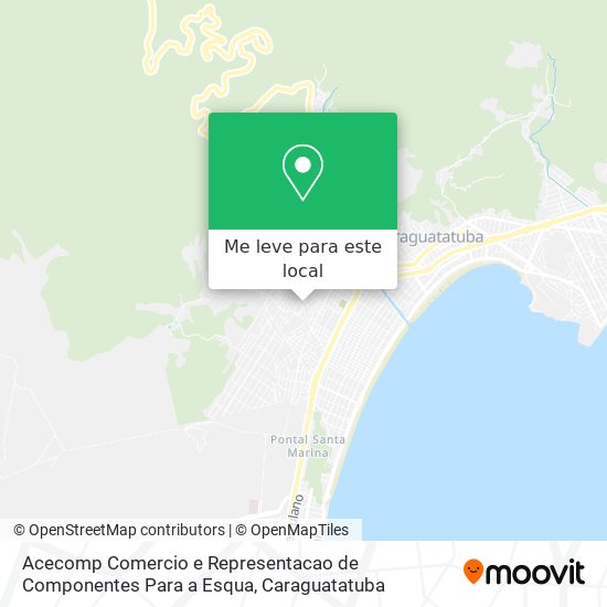 Acecomp Comercio e Representacao de Componentes Para a Esqua mapa