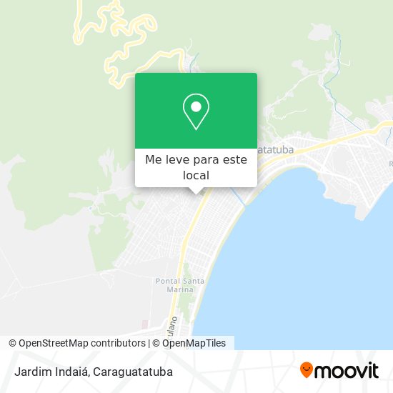 Jardim Indaiá mapa