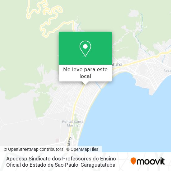 Apeoesp Sindicato dos Professores do Ensino Oficial do Estado de Sao Paulo mapa