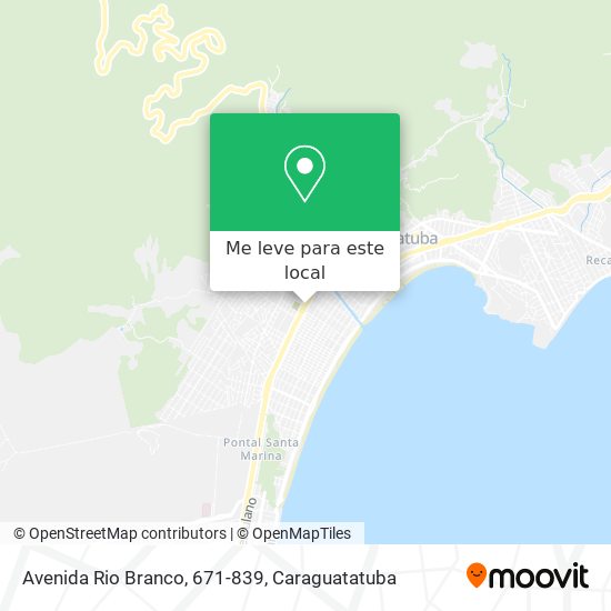 Avenida Rio Branco, 671-839 mapa