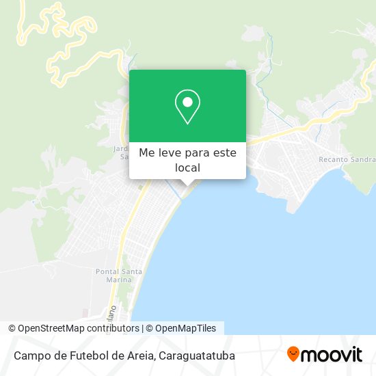 Campo de Futebol de Areia mapa