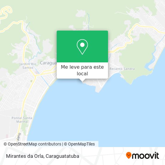 Mirantes da Orla mapa