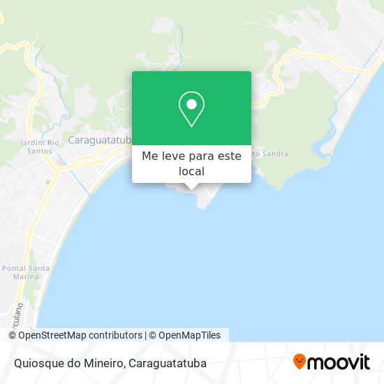 Quiosque do Mineiro mapa