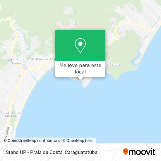 Stand UP - Praia da Costa mapa