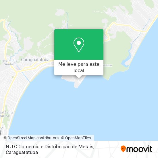 N J C Comércio e Distribuição de Metais mapa