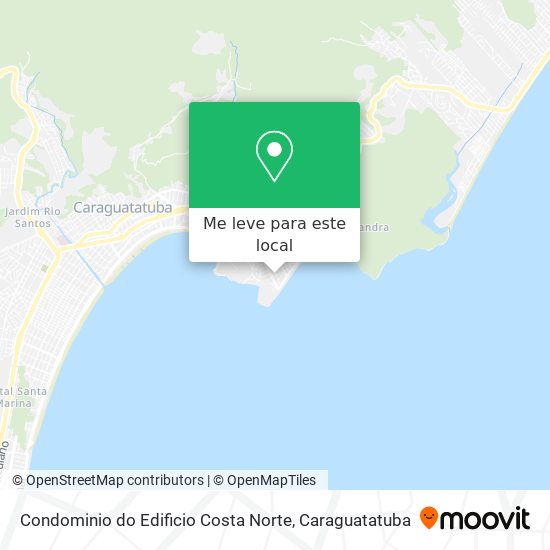 Condominio do Edificio Costa Norte mapa