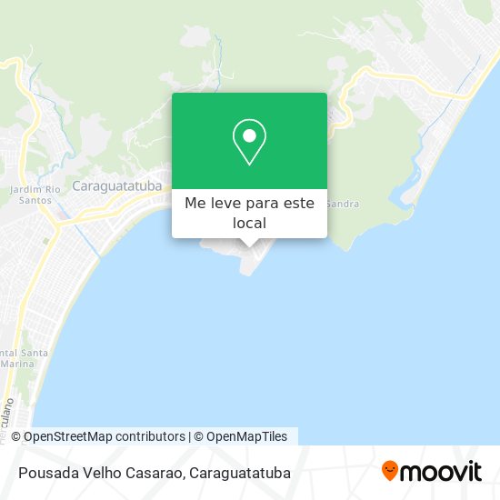 Pousada Velho Casarao mapa