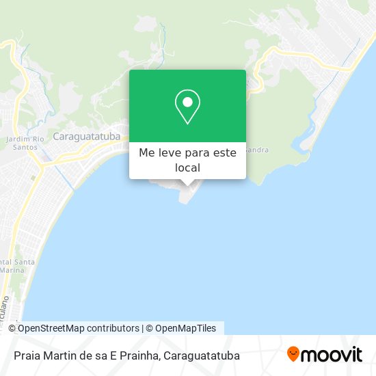 Praia Martin de sa E Prainha mapa