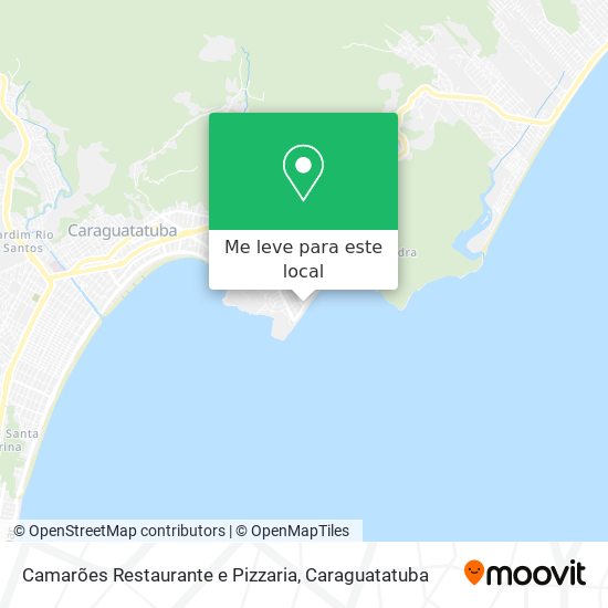 Camarões Restaurante e Pizzaria mapa