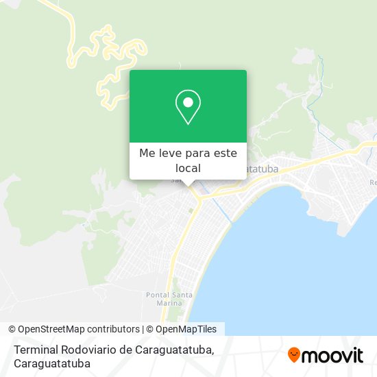 Terminal Rodoviario de Caraguatatuba mapa
