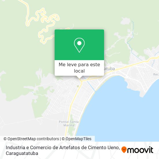 Industria e Comercio de Artefatos de Cimento Ueno mapa