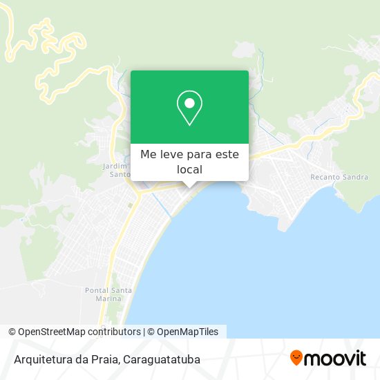 Arquitetura da Praia mapa