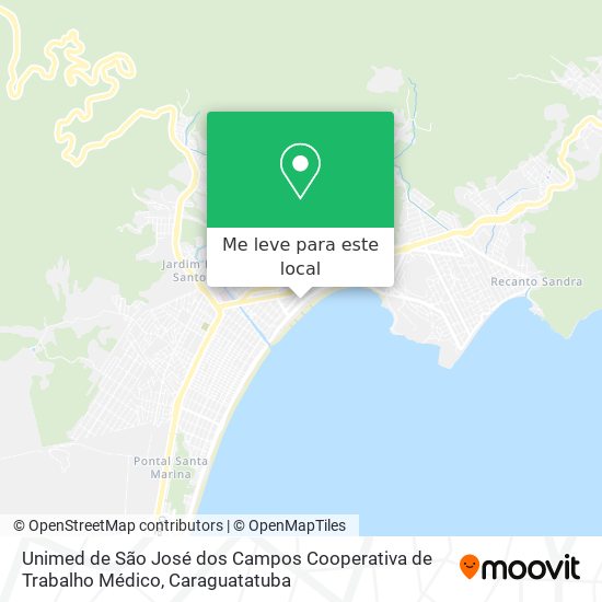 Unimed de São José dos Campos Cooperativa de Trabalho Médico mapa